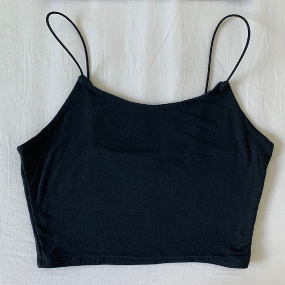 Fashion Nova Mocha and Black Women’s Kiki Crop Top Size XS (GUC) - Picture 3 of 10